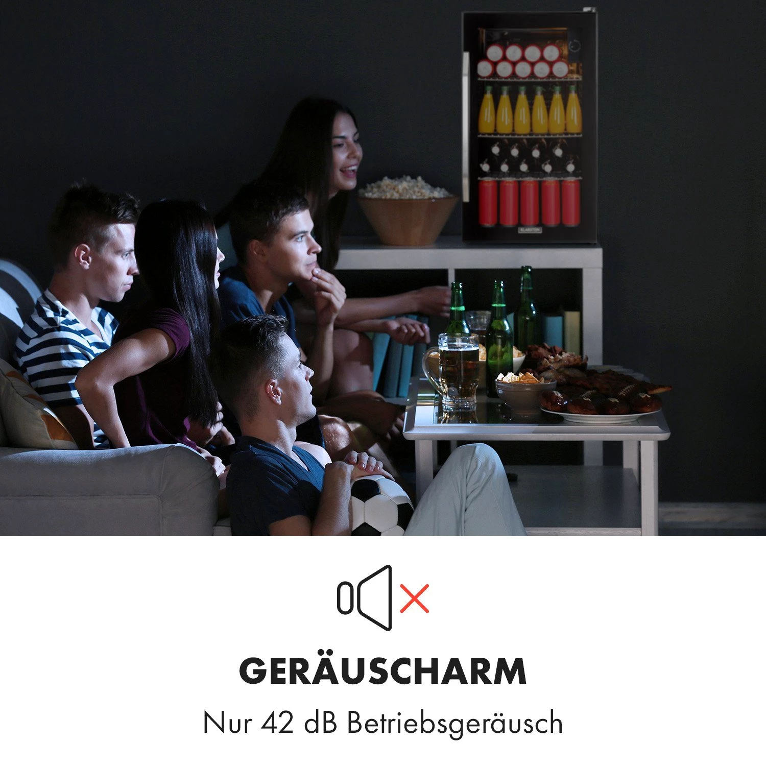 Klarstein Getränkekühlschrank HEA-Beersafe-XXL-OX 10034848A, 83 cm hoch, 47.5 cm breit