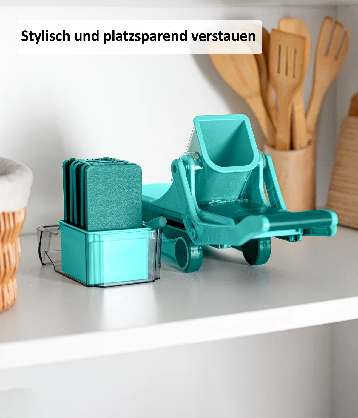 Genius Gemüsehobel Nicer Dicer Mando Gemüseschneider 12-tlg., Mandoline verstellbar