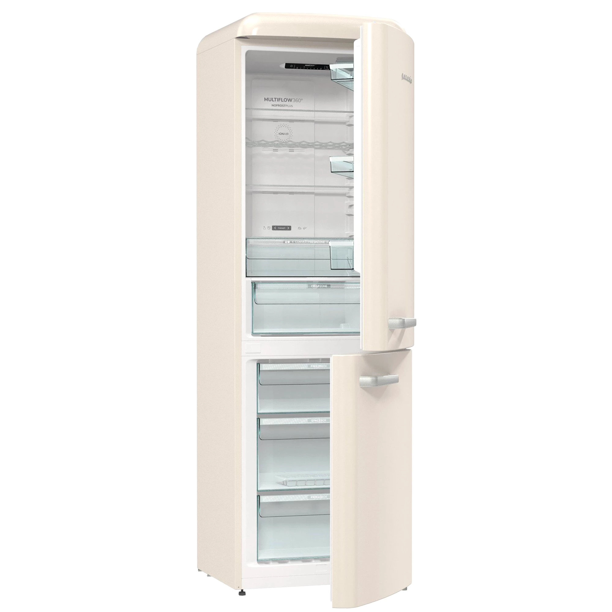 GORENJE Kühl-/Gefrierkombination Retro Design ONRK619DC, 194 cm hoch, 60 cm breit