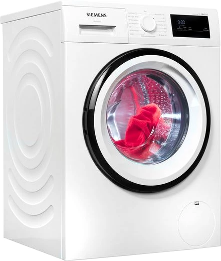 SIEMENS Waschmaschine iQ300 WM14N0A4, 8 kg, 1400 U/min, smartFinish – Bügelhilfe
