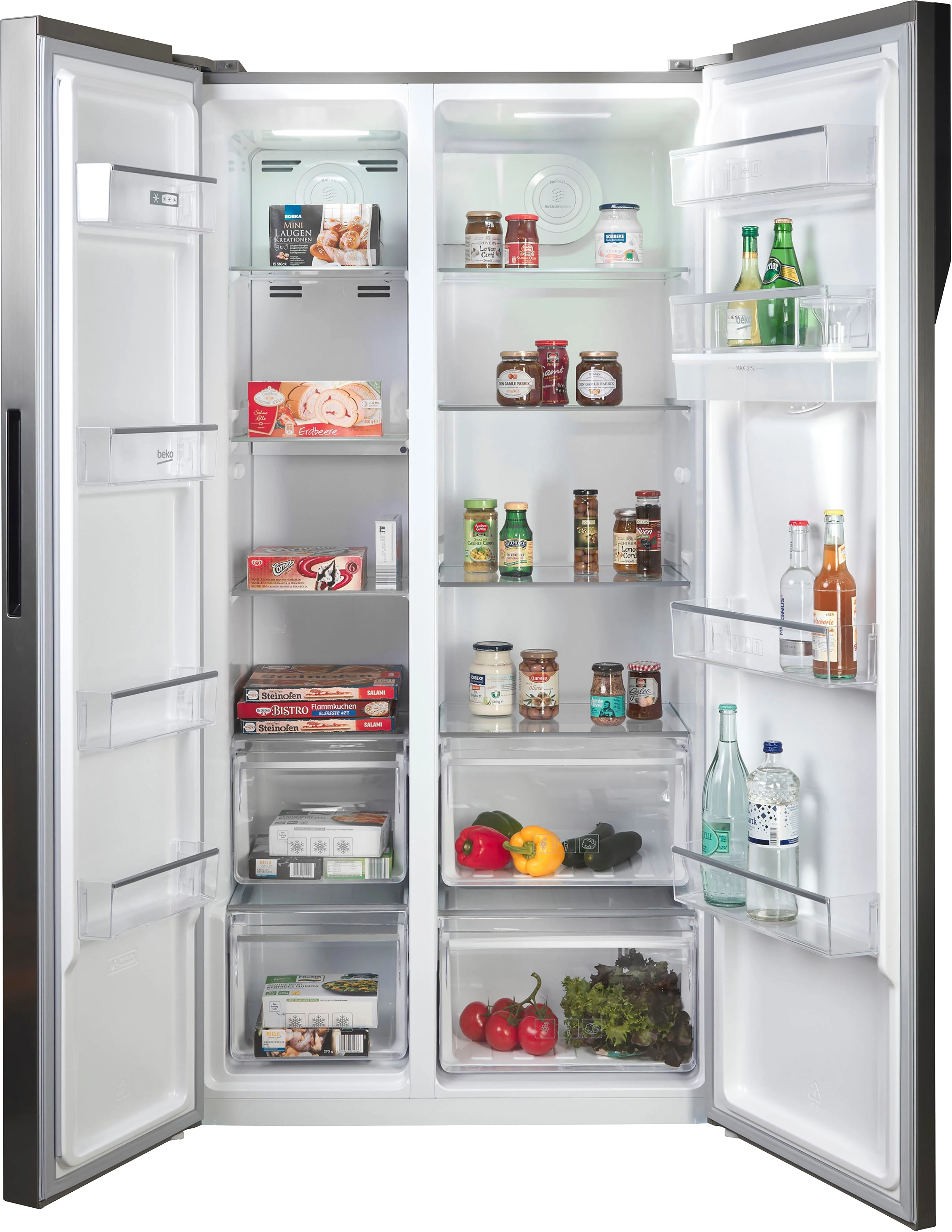 BEKO Side-by-Side GNO5322WDXPN 8997663200, 177 cm hoch, 90 cm breit