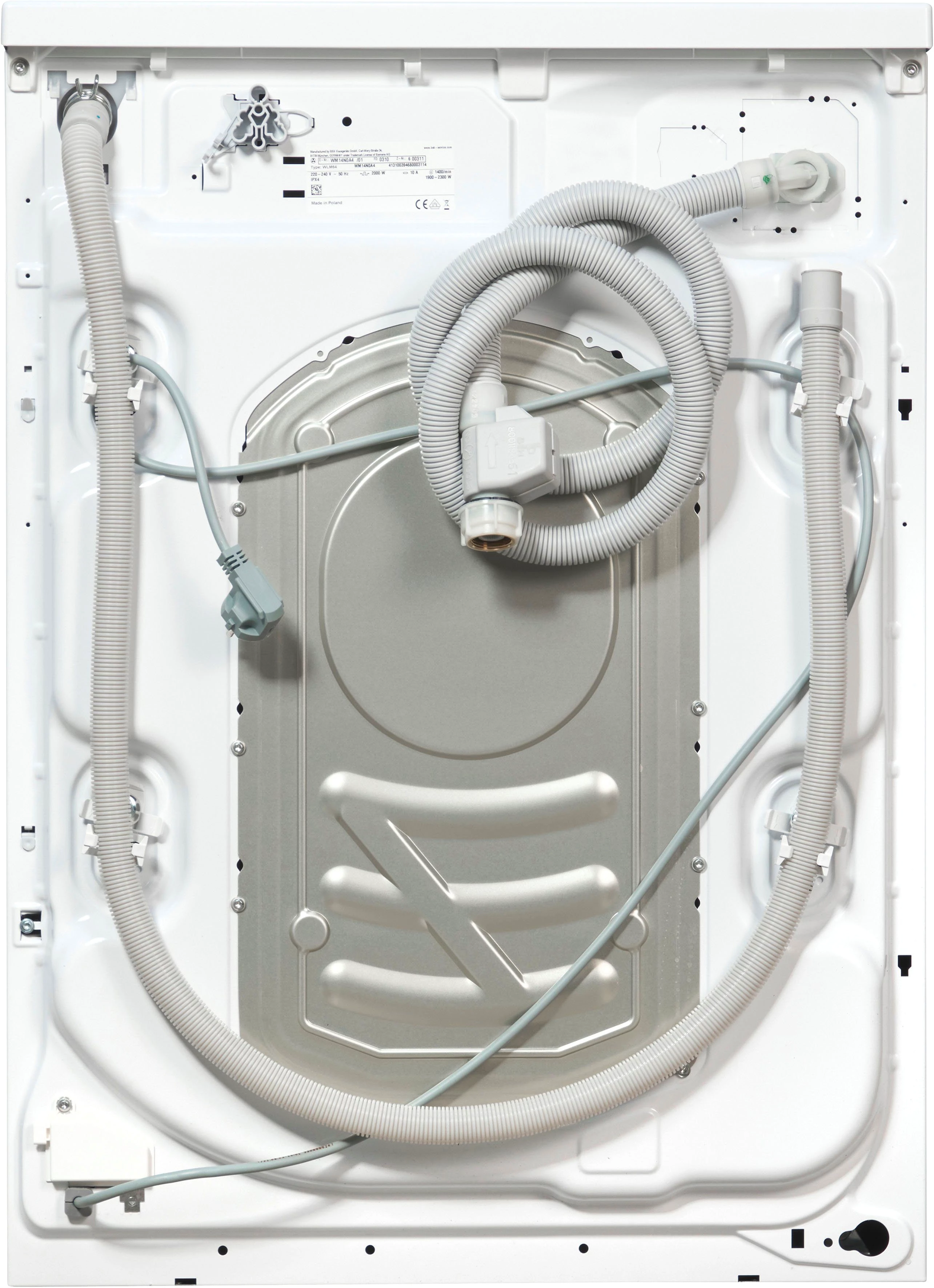 SIEMENS Waschmaschine iQ300 WM14N0A4, 8 kg, 1400 U/min, smartFinish – Bügelhilfe